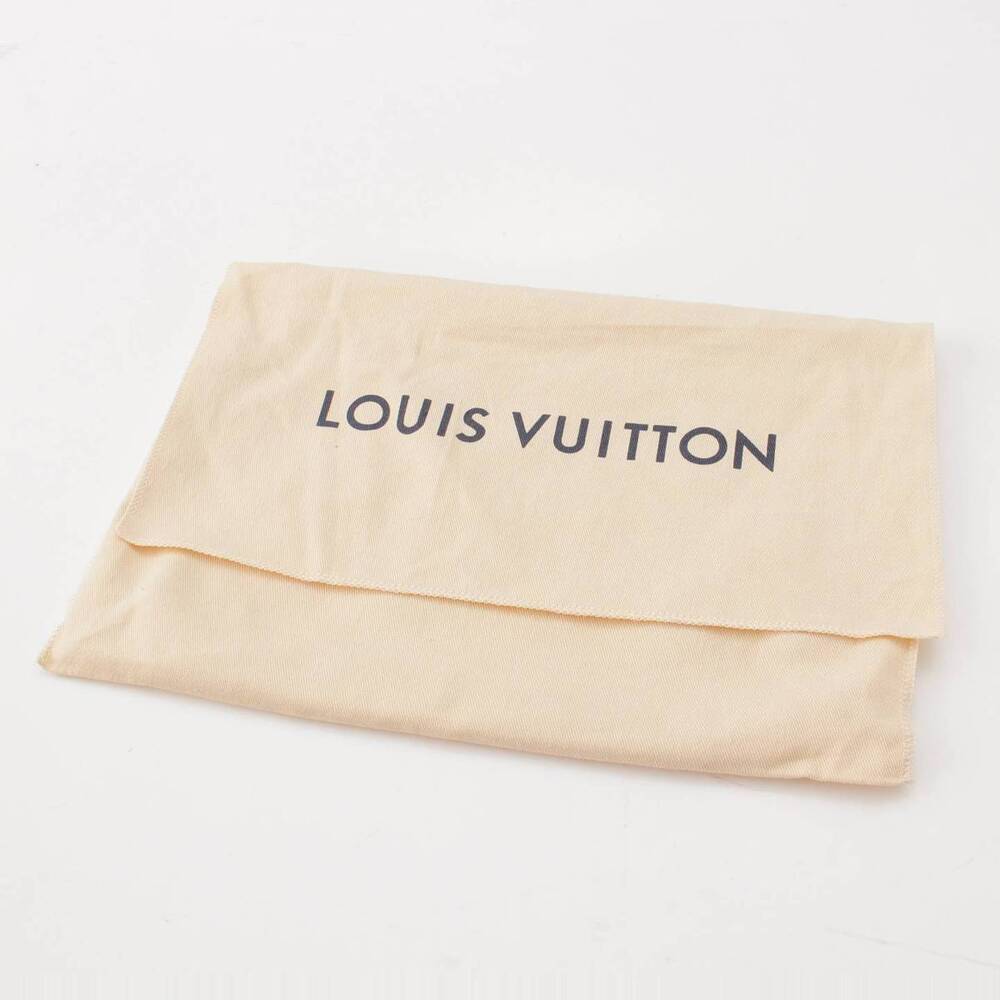 Louis Vuitton Khaki Monogram Souple Clutch Bag Green Brown Pochette Voyage - Picture 8 of 8